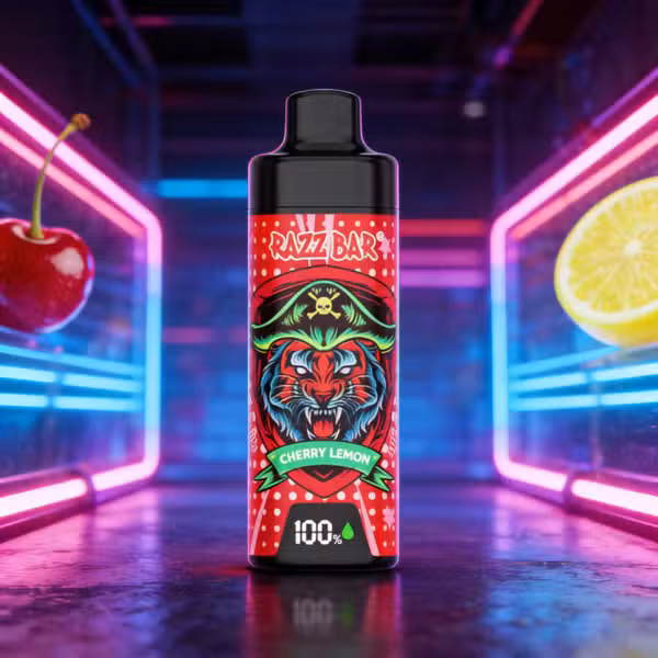 Razz Bar Digital 40K Bouffées cerise citron