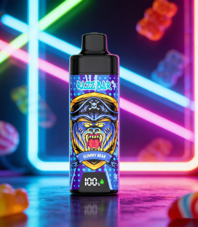Razz Bar Digital 40K Caladas gummy bear