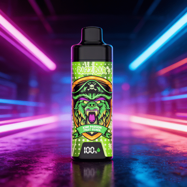 Razz Bar Digital 40K Caladas kiwi, fruta de la pasión, guayaba