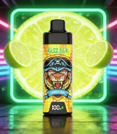 Razz Bar Digital 40K Puff limón lima