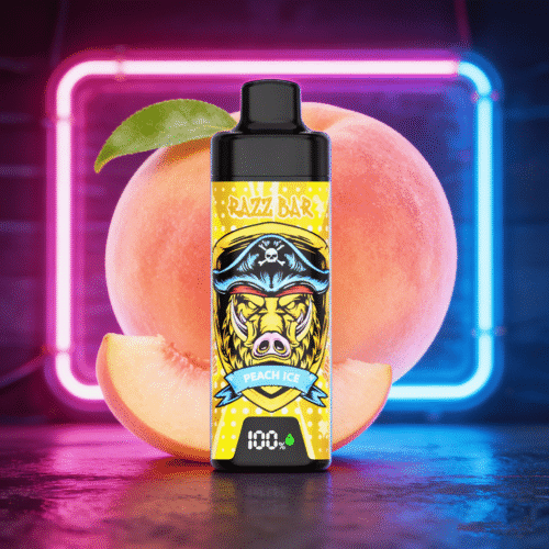 Razz Bar Digital 40K Puffs ghiaccio alla pesca