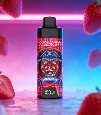 Razz Bar Digital 40K Züge Erdbeer-Eis