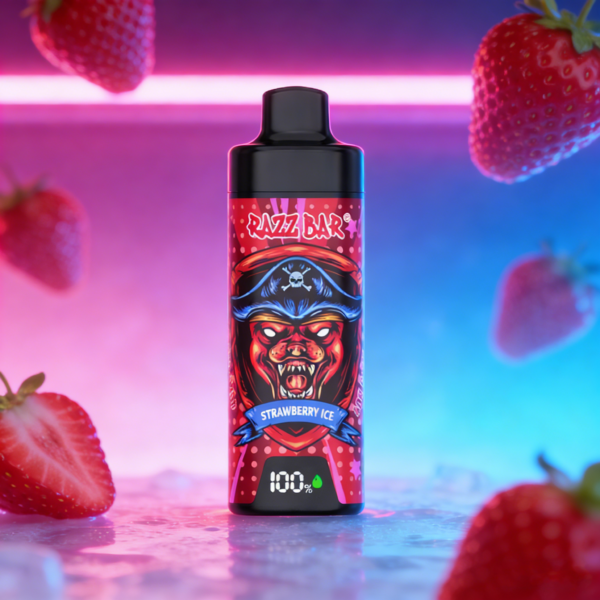 Razz Bar Digital 40Kパフ ストロベリーアイス