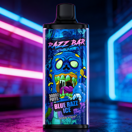 RazzBar30K Blue Razz ice