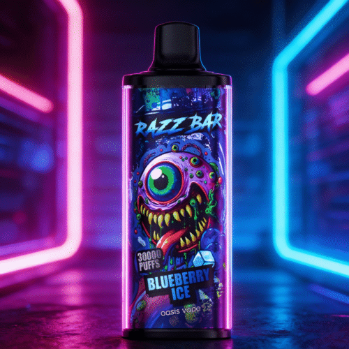 RazzBar30K Blueberry ice