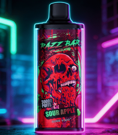RazzBar30K Sour Apple