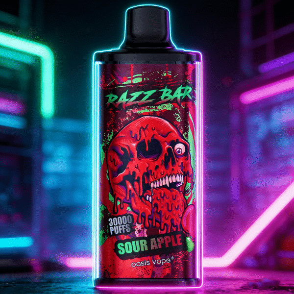 RazzBar30K Sour Apple