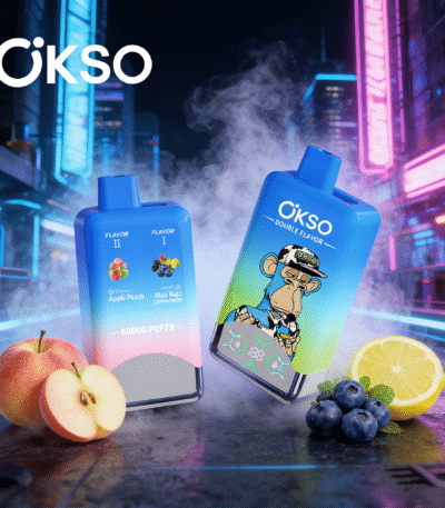OKSO 60K Blue Razz Lemonade & Apple Peach
