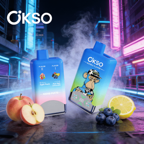 OKSO 60K Blue Razz Lemonade & Apple Peach