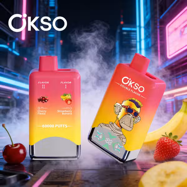OKSO 60K Mansikka Banaani & Kirsikka Fiesta