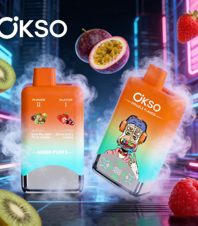 OKSO 60K Fresa, Cereza y Kiwi con Fruta de la Pasión y Guayaba