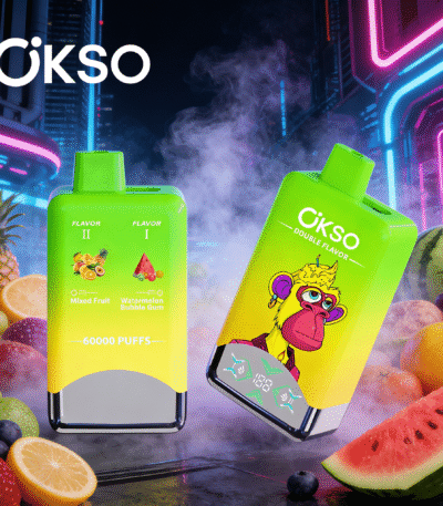 OKSO 60K Chicle de Sandía y Frutas Mixtas