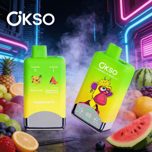 OKSO 60K Watermelon Bubble Gum & Mixed Fruit