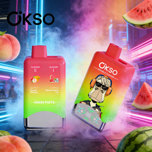 OKSO 60K Watermeloen IJs & Perzik Mango