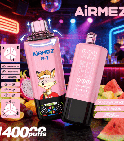 Airemez Fox 140k Dragefrugt LceFruity FusionHindbær vandmelon