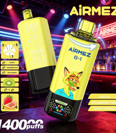 Airemez Fox 140k Kærlighed 66Jordbær KiwiFersken Mango
