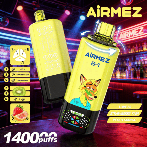 Airemez Fox 140k Love 66Fraise KiwiPeach Mangue