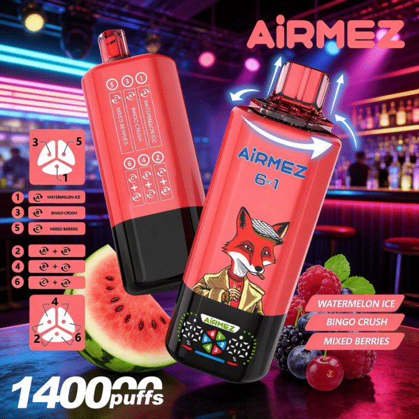 Airemez フォックス 140k スイカアイス ビンゴクラッシュ ミックスベリー