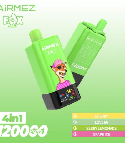 Airmez FOX 120K CherryLove 66Berry LemonadeGrape Ice