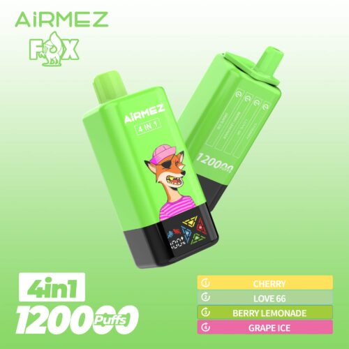 Airmez FOX 120K CherryLove 66Berry LemonadeGrape Ice