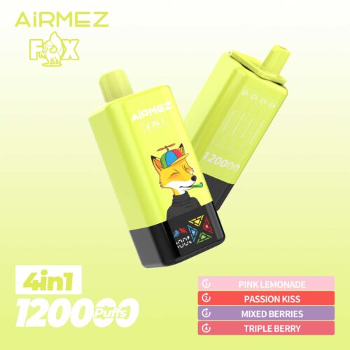 Airmez FOX 120K Pink LemonadePassion KissMixed BerriesTriple Berry