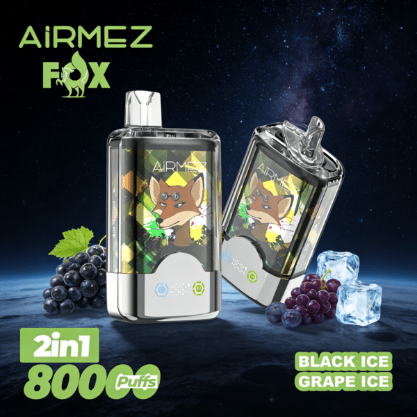 Airmez FOX 80K グレープアイス ブラックアイス