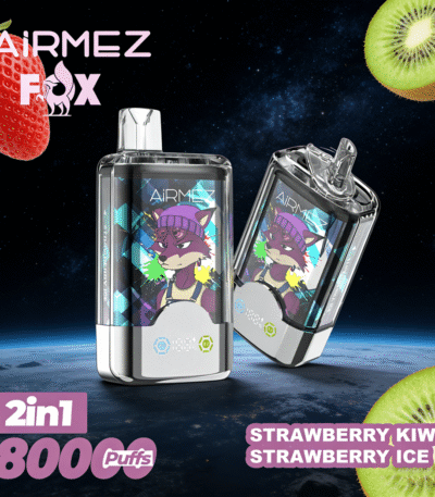 Airmez FOX 80K Jordbær Kiwi/Jordbær Is