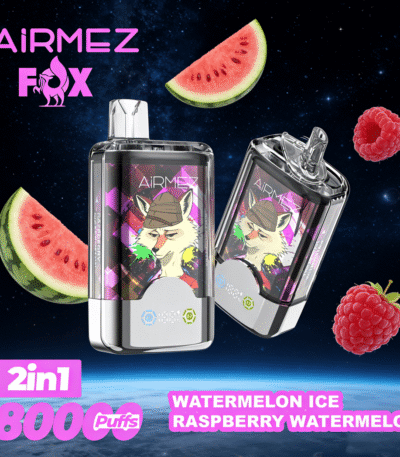 Airmez FOX 80K Vandmelon Is/Hindbær Vandmelon