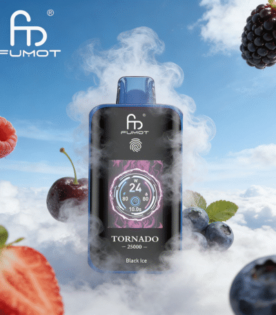 Black Ice RandM Tornado 25000 Puffs