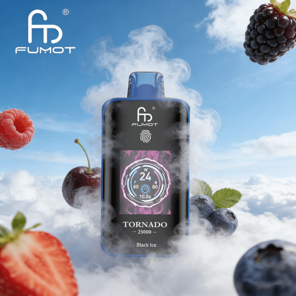 Black Ice RandM Tornado 25000 Puffs