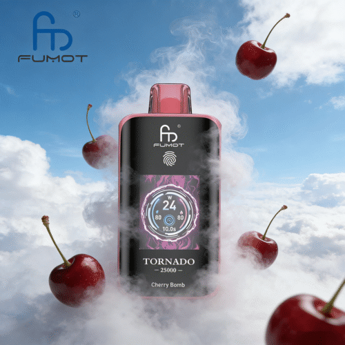Cherry Bomb RandM Tornado 25000 Puffs