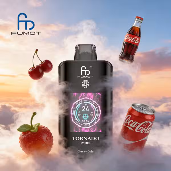 Cherry Cola RandM Tornado 25000 Puffs