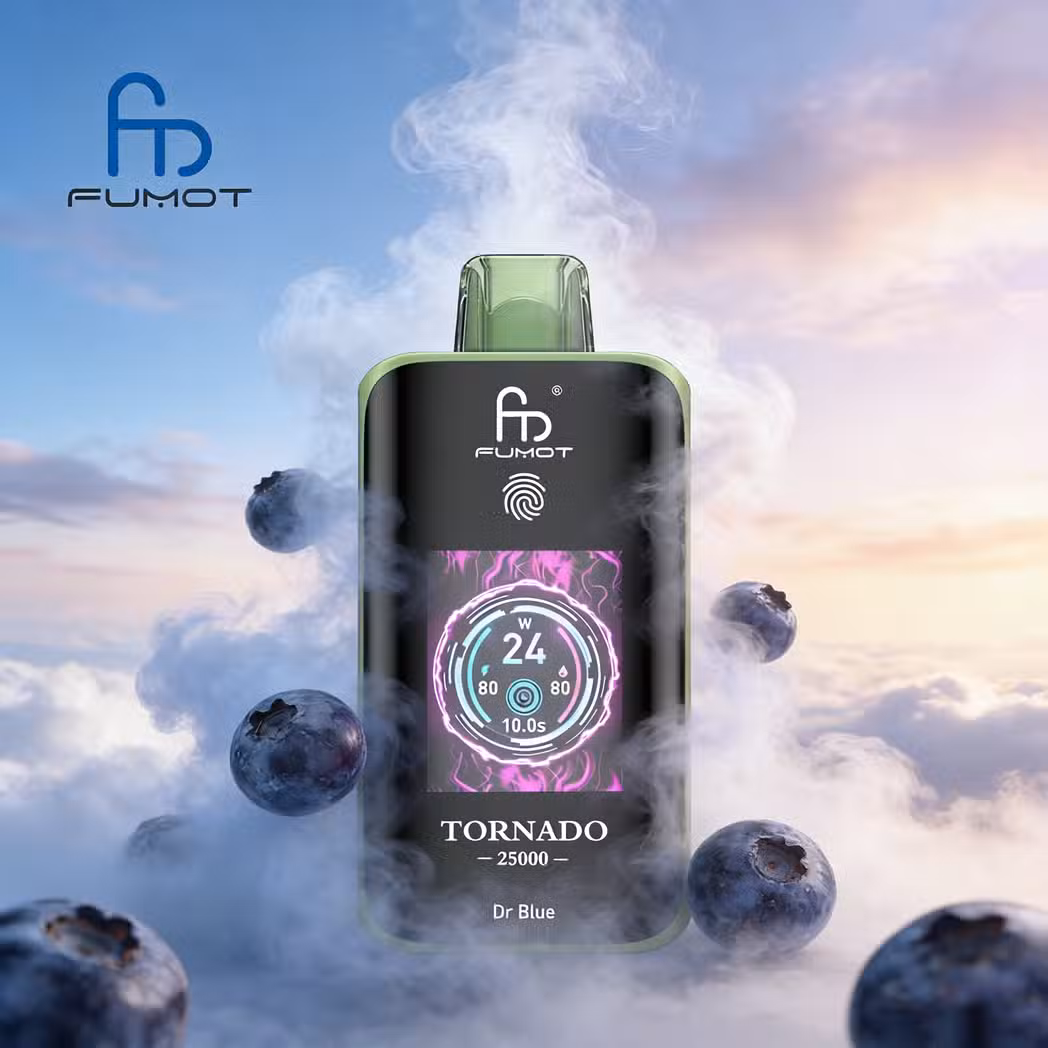 Dr Blue RandM Tornado 25000 Puffs with 1.77 TFT Smart Screen Dual Mesh Coil