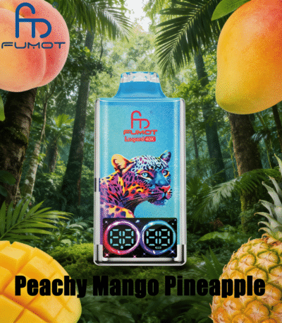 Fumot Leopard 40K Fersken-mango-ananas