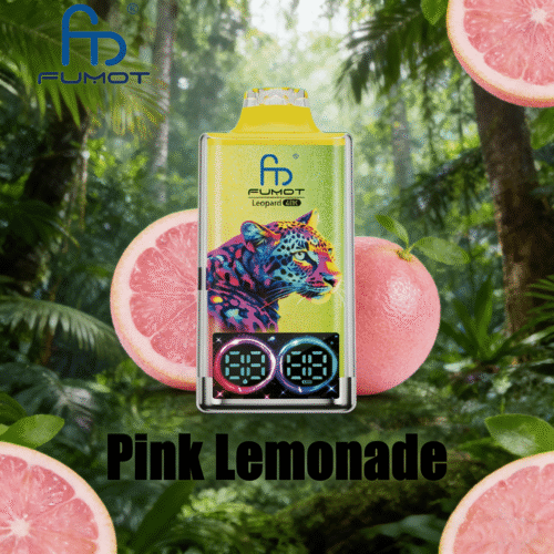 Fumot Leopard 40K Różowa Lemoniada