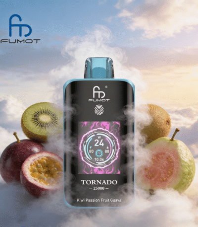 Kiwi, passionsfrukt, guava RandM Tornado 25 000 bloss