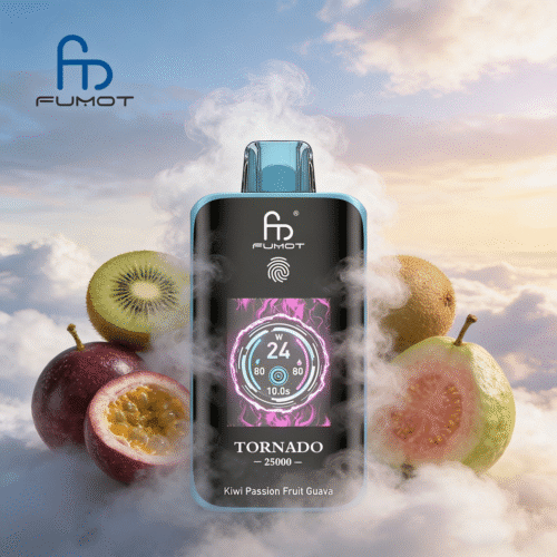 Kiwi Passion Fruit Guava RandM Tornado 25000 Puffs