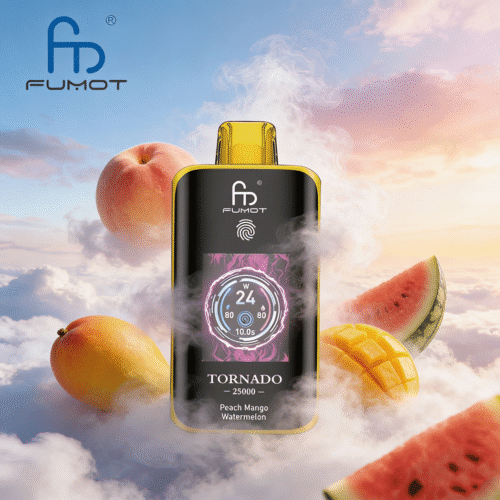 Peach Mango Watermelon RandM Tornado 25000 Puffs