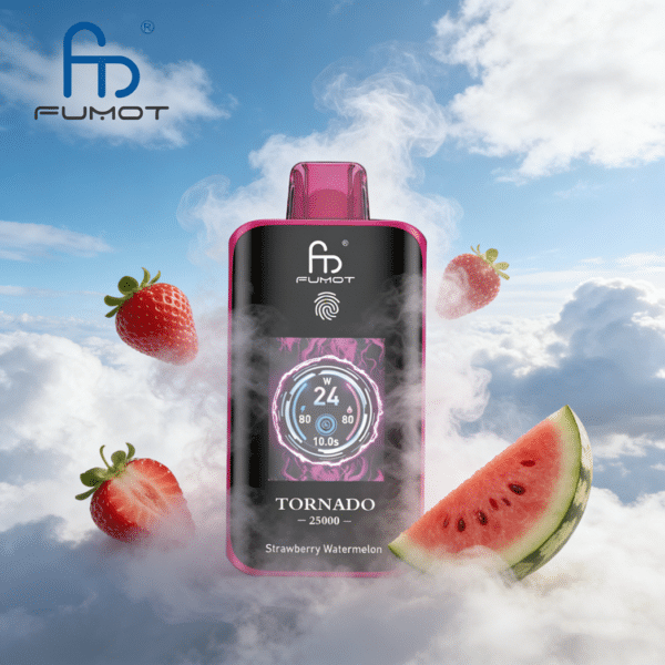 Strawberry Watermelon RandM Tornado 25000 Puffs