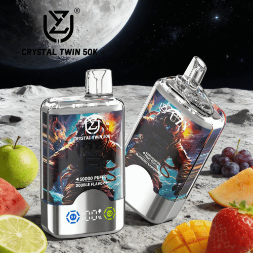 UZY CRYSTAL TWIN 50k Kiwi Passievrucht Guave Blauwe Bes Framboos