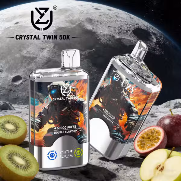 UZY KRISTALL ZWILLING 50k Kiwi Passionsfrucht GuaveZwei Äpfel