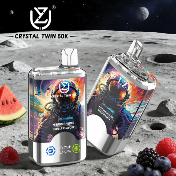UZY CRYSTAL TWIN 50k Watermelon IceMixed Berries
