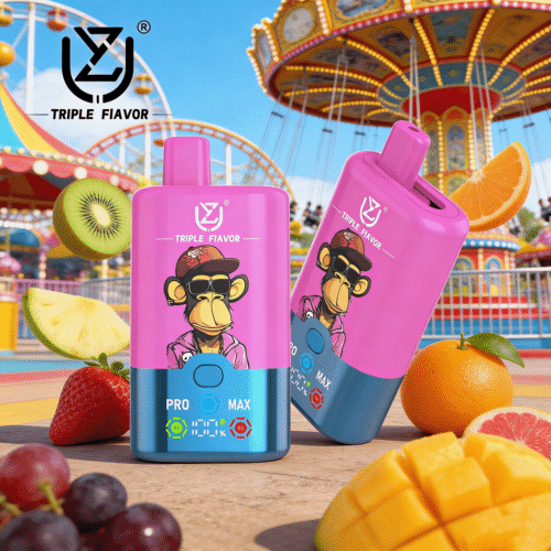 UZY Triple Flavors 60K Puffs Jagoda MalinaTruskawka KiwiCytryna Limonka