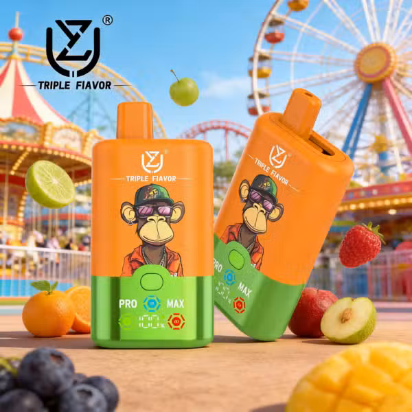UZY Triple Flavors 60K Puff Hielo de UvaAmor 666Rojo Fresa Red Bull