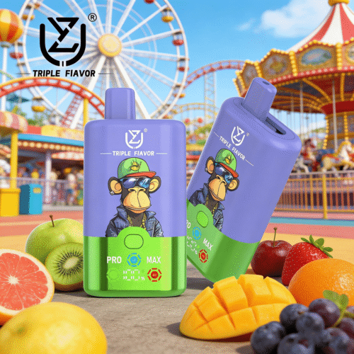 UZY Triple Flavors 60K Puffs Meneer BlauwGummy BearRed Bull Ice