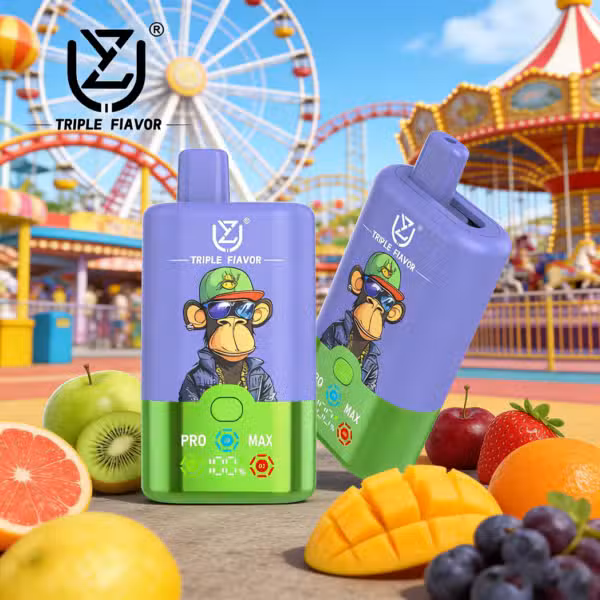 UZY Triple Flavors 60K Puff Sr. BlueGummy BearRed Bull Ice