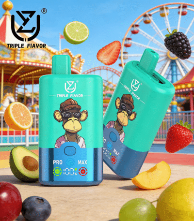 UZY Triple Flavors 60K Puffit Mansikka Vesimeloni Kola Jää Kirsikka Kola