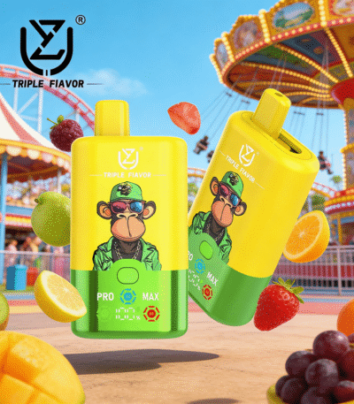 UZY Triple Flavors 60K Henkäystä Kesäpersikka JääMansikka JääSininen Razz Jää