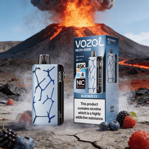 VOZOL NEON 45K BLUE RAZZ ICE