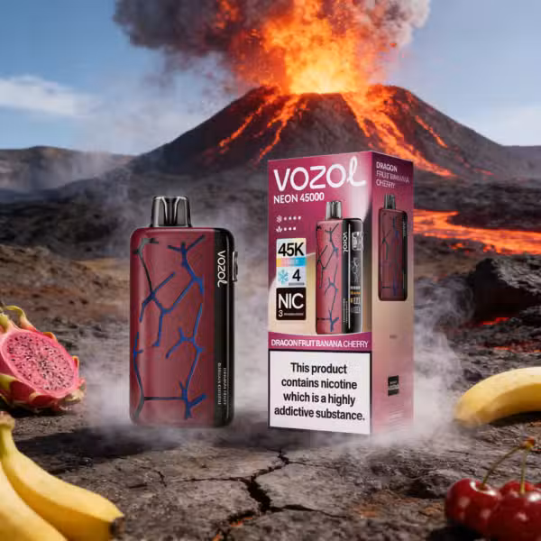 VOZOL NEON 45K DRAGON FRUIT BANANA CHERRY
